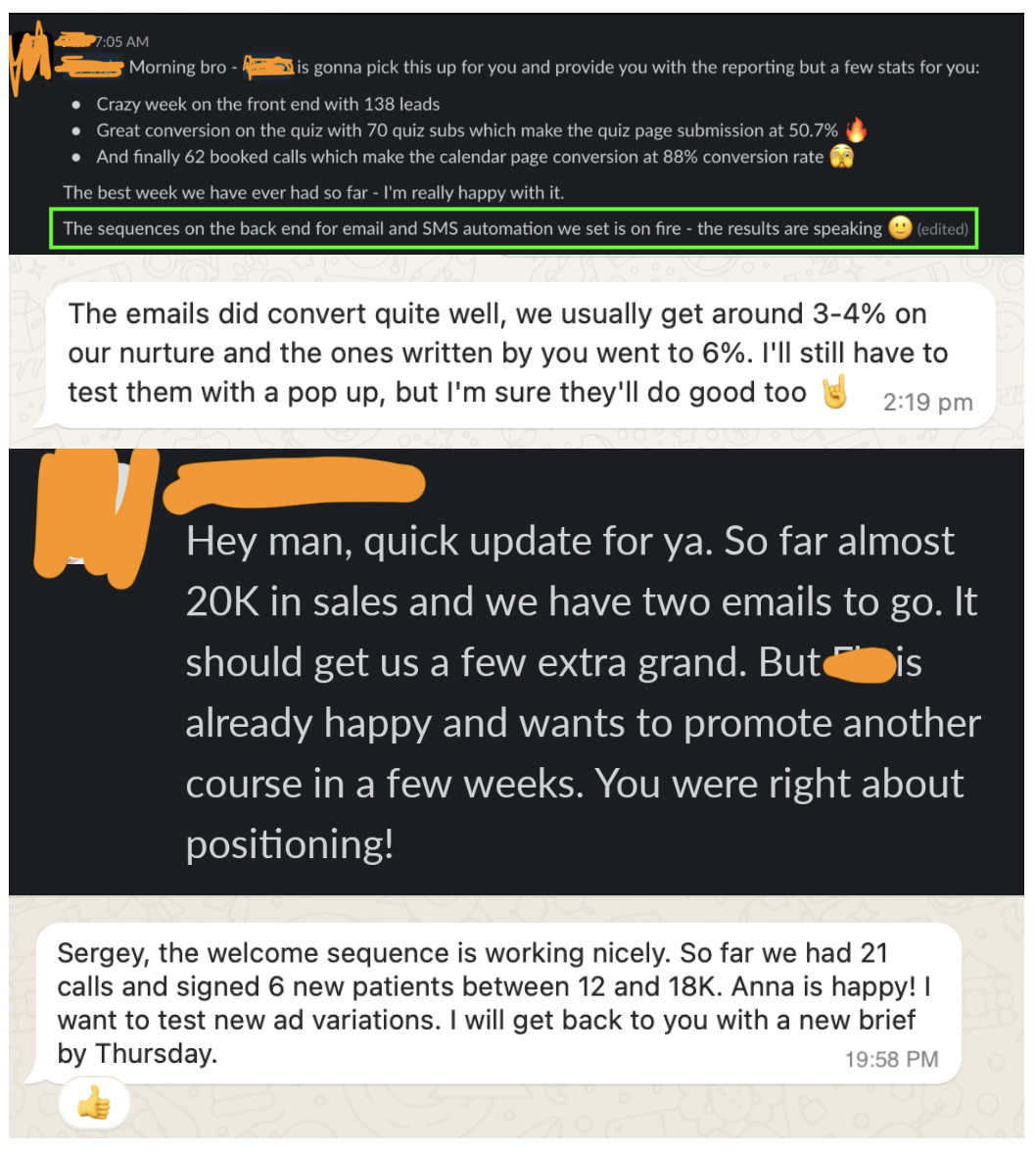 Client results 2